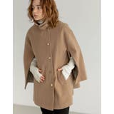 マルチウェイフェイクウールポンチョ風金ボタンミドルコート | Re:EDIT | 詳細画像11