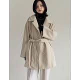 マルチウェイフェイクウールポンチョ風金ボタンミドルコート | Re:EDIT | 詳細画像22