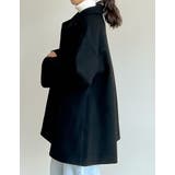 マルチウェイフェイクウールポンチョ風金ボタンミドルコート | Re:EDIT | 詳細画像29