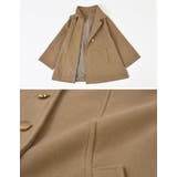 マルチウェイフェイクウールポンチョ風金ボタンミドルコート | Re:EDIT | 詳細画像35