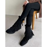 [大きいサイズ有]フリンジミドルブーツ | Re:EDIT | 詳細画像15 