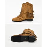 [大きいサイズ有]フリンジミドルブーツ | Re:EDIT | 詳細画像16 