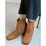 [大きいサイズ有]フリンジミドルブーツ | Re:EDIT | 詳細画像7 