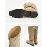 [大きいサイズ有]インヒールスタックヒールロングブーツ | Re:EDIT | 詳細画像15 