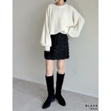 [大きいサイズ有]インヒールスタックヒールロングブーツ | Re:EDIT | 詳細画像6 