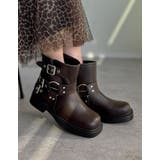 [大きいサイズ有]バックルデザインミドルエンジニアブーツ | Re:EDIT | 詳細画像12 