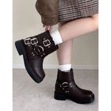 [大きいサイズ有]バックルデザインミドルエンジニアブーツ | Re:EDIT | 詳細画像3 