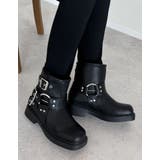 [大きいサイズ有]バックルデザインミドルエンジニアブーツ | Re:EDIT | 詳細画像5 