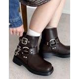 [大きいサイズ有]バックルデザインミドルエンジニアブーツ | Re:EDIT | 詳細画像10 