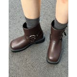 [大きいサイズ有]バックルデザインミドルエンジニアブーツ | Re:EDIT | 詳細画像22 