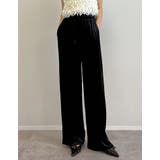 [低身長サイズ有]無地orストーンベロアドロストルーズパンツ | Re:EDIT | 詳細画像4 