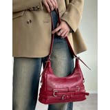 レッド(506) | ベルト付きワンハンドルバッグ | Re:EDIT