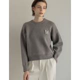 ビジューエンブレムニットトップス | Re:EDIT | 詳細画像2 