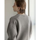 ビジューエンブレムニットトップス | Re:EDIT | 詳細画像8 