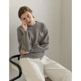 ビジューエンブレムニットトップス | Re:EDIT | 詳細画像9 