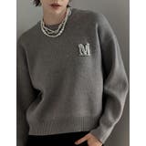 ビジューエンブレムニットトップス | Re:EDIT | 詳細画像25 