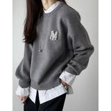 ビジューエンブレムニットトップス | Re:EDIT | 詳細画像28 