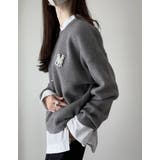 ビジューエンブレムニットトップス | Re:EDIT | 詳細画像31 