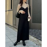 [低身長サイズ有]起毛ツイル切り替えデザインキャミワンピース | Re:EDIT | 詳細画像8 