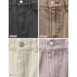 ウォッシュ加工コットンツイルバレルレッグパンツ | Re:EDIT | 詳細画像19