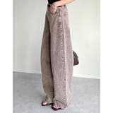 ウォッシュ加工コットンツイルバレルレッグパンツ | Re:EDIT | 詳細画像27