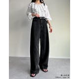 ウォッシュ加工コットンツイルバレルレッグパンツ | Re:EDIT | 詳細画像29