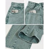 ウォッシュ加工コットンツイルバレルレッグパンツ | Re:EDIT | 詳細画像36