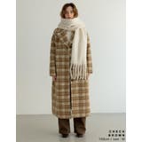 起毛チェック柄ロングチェスターコート | Re:EDIT | 詳細画像12