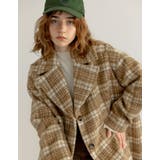 起毛チェック柄ロングチェスターコート | Re:EDIT | 詳細画像13