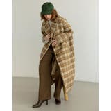 起毛チェック柄ロングチェスターコート | Re:EDIT | 詳細画像15