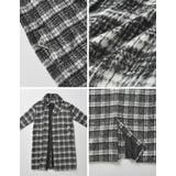 起毛チェック柄ロングチェスターコート | Re:EDIT | 詳細画像37