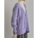 MIXカラーシャギーニットカーディガン | Re:EDIT | 詳細画像16