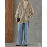 MIXカラーシャギーニットカーディガン | Re:EDIT | 詳細画像6