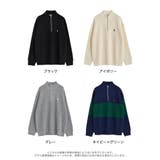 ワンポイント刺繍ハーフジップニットトップス | Re:EDIT | 詳細画像18