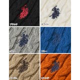 ワンポイント刺繍ケーブルニットトップス | Re:EDIT | 詳細画像19