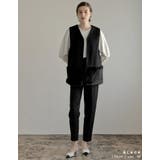 シャギーメルトン裾フェイクファーベスト | Re:EDIT | 詳細画像6