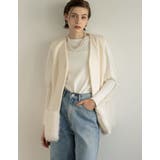 シャギーメルトン裾フェイクファーベスト | Re:EDIT | 詳細画像21