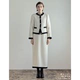 ツイードライクバイカラースカート | Re:EDIT | 詳細画像15