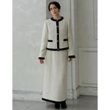 ツイードライクバイカラースカート | Re:EDIT | 詳細画像10