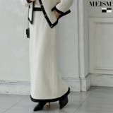 ツイードライクバイカラースカート | Re:EDIT | 詳細画像1