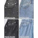 ラインストーンorパールコットンデニムバギーパンツ | Re:EDIT | 詳細画像19