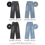 ラインストーンorパールコットンデニムバギーパンツ | Re:EDIT | 詳細画像18