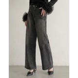 ラインストーンorパールコットンデニムバギーパンツ | Re:EDIT | 詳細画像21