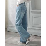 ラインストーンorパールコットンデニムバギーパンツ | Re:EDIT | 詳細画像23