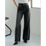 ラインストーンorパールコットンデニムバギーパンツ | Re:EDIT | 詳細画像33