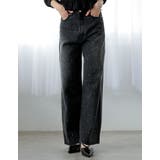 ラインストーンorパールコットンデニムバギーパンツ | Re:EDIT | 詳細画像40