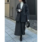 ウール混チェックor無地ミドルコート | Re:EDIT | 詳細画像12