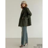 ウール混チェックor無地ミドルコート | Re:EDIT | 詳細画像16