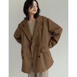 ウール混チェックor無地ミドルコート | Re:EDIT | 詳細画像3