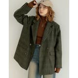 ウール混チェックor無地ミドルコート | Re:EDIT | 詳細画像6